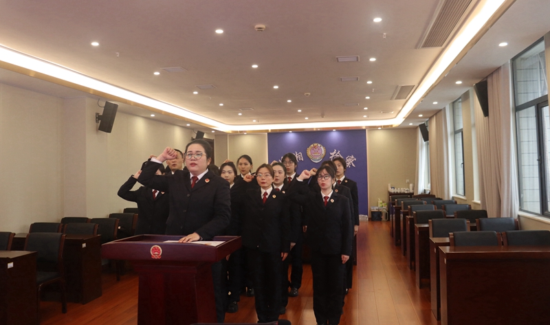 宪法宣誓铸忠诚 全会精神领航向